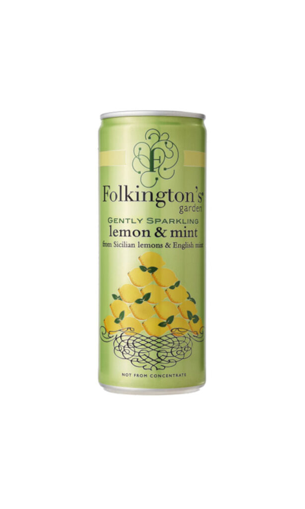 Folkington’s Gently Sparkling Lemon & Mint Presse (12 x 250ml)