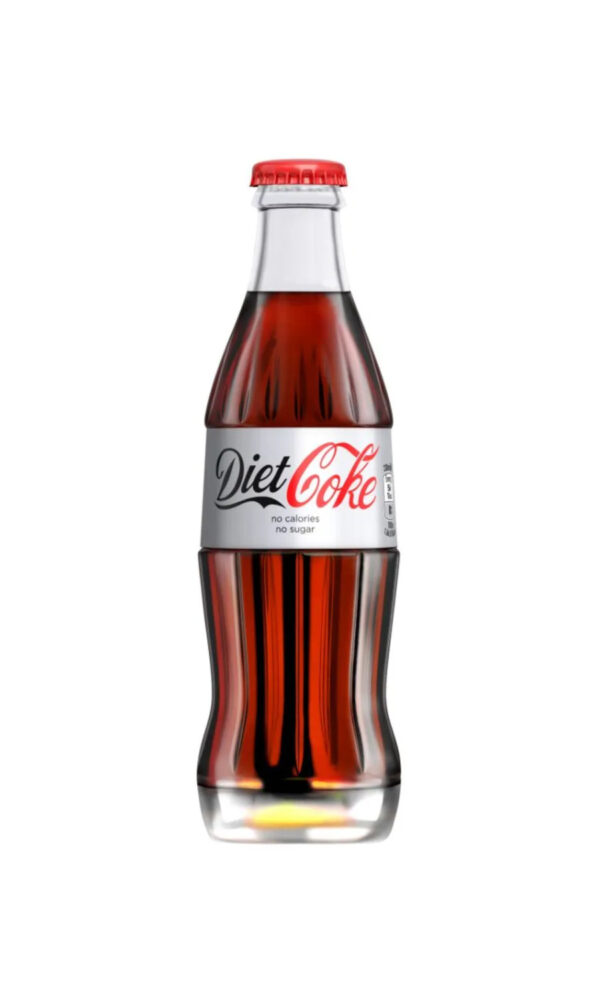 Diet Coke: Glass Bottles (24 x 330ml)