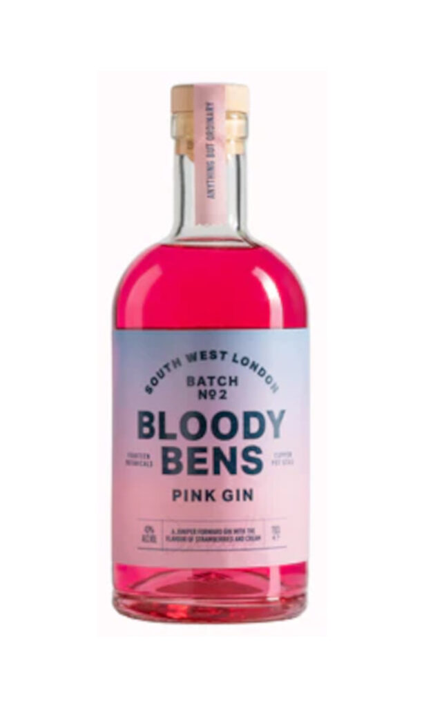 Bloody Bens Pink Gin 70cl