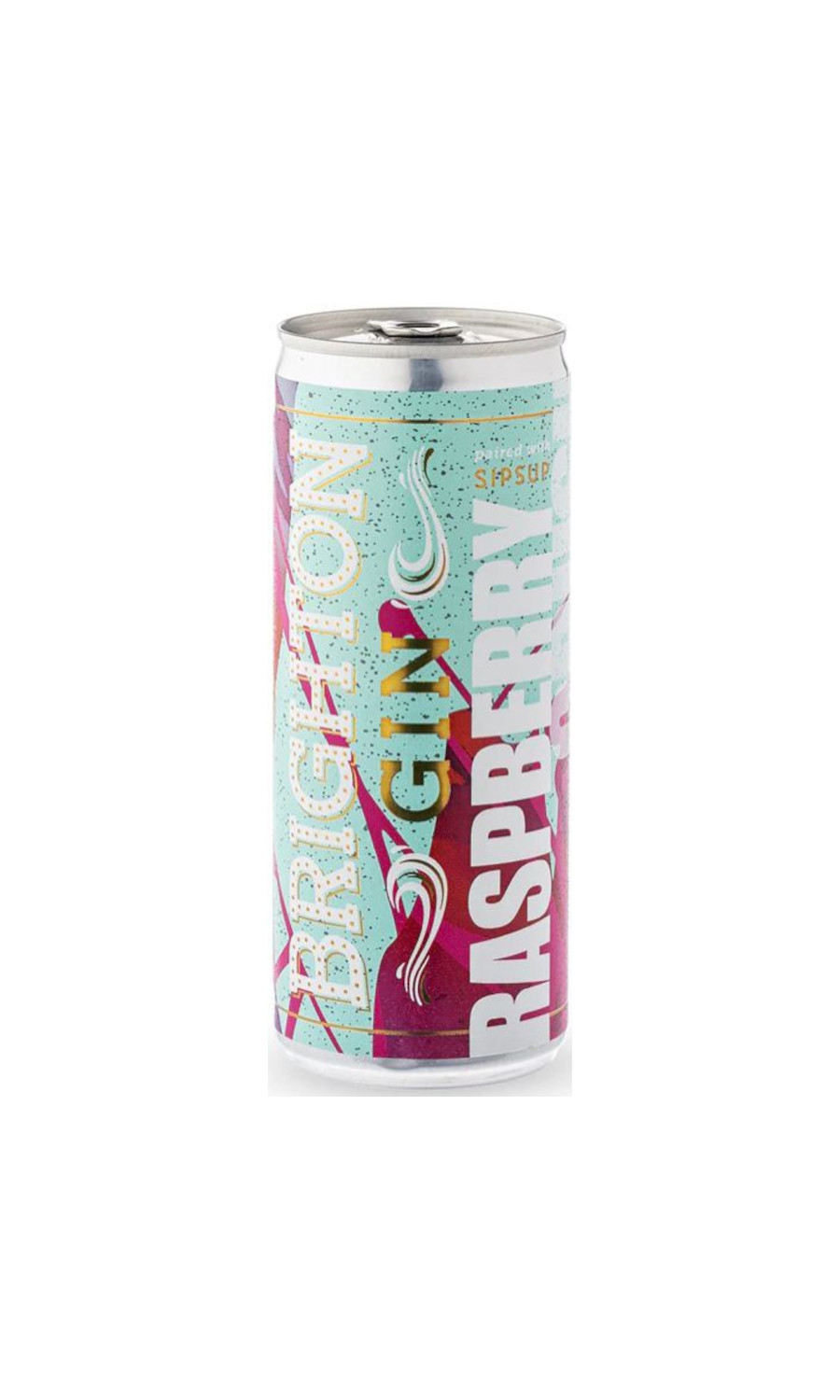 Brighton Gin Ready-To-Drink Raspberry Crush 250ml x 12